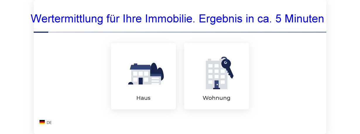 Online Bewertung für Ihre Immobilie. In 5 Minuten ein Ergebnis haben. Online Bewertung